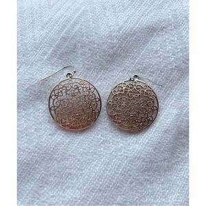 Bronze Filigree Earrings